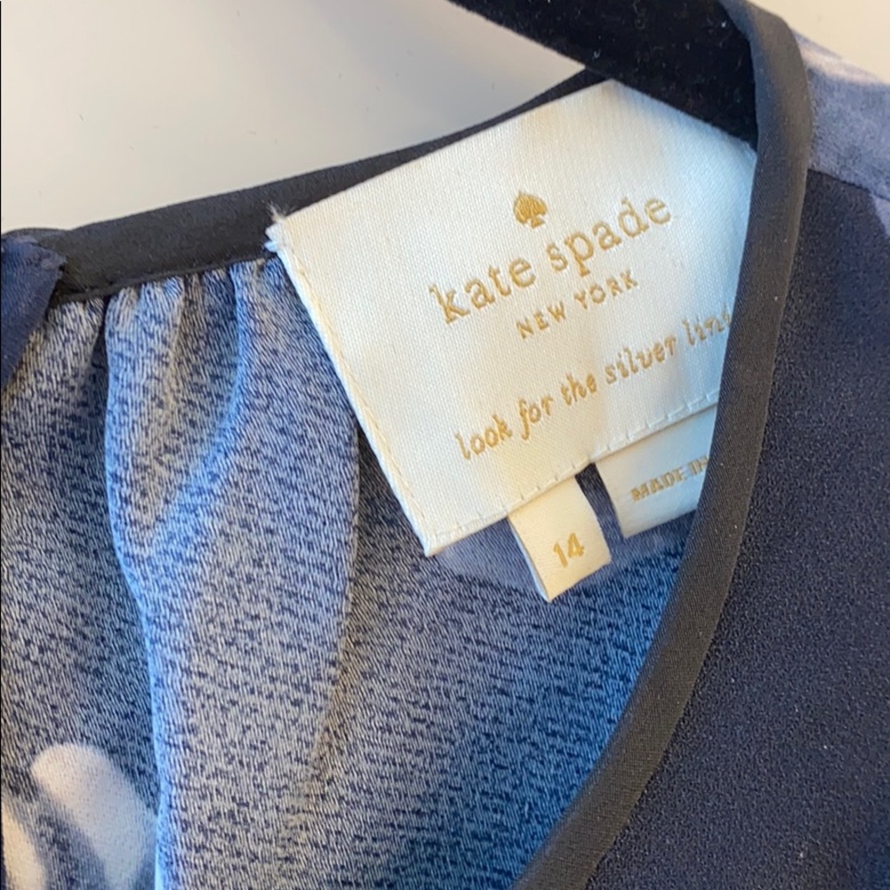 Kate Spade Blue Rose Dress - Picture 2 of 5